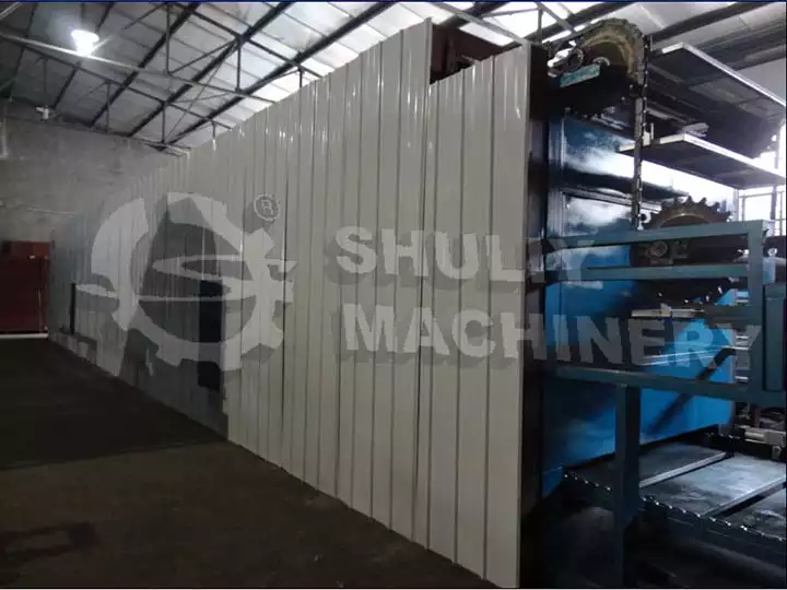Metal multiple layer egg tray dryer