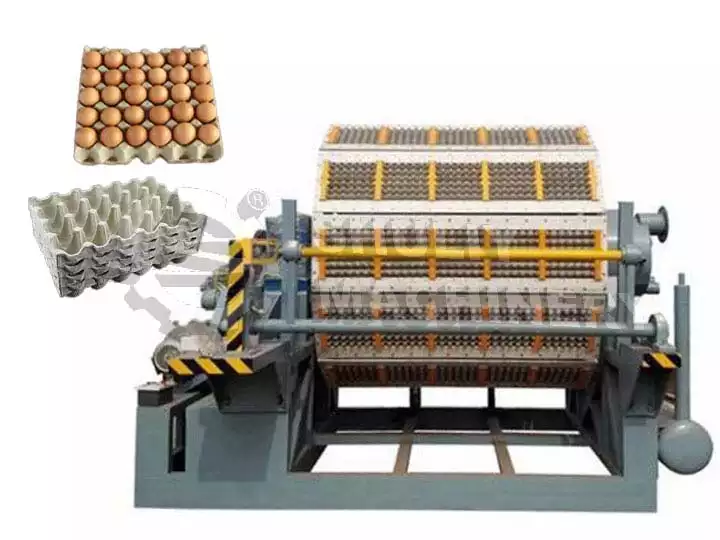 6000pcs per hour paper egg tray making machine