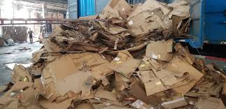 Waste cardboard