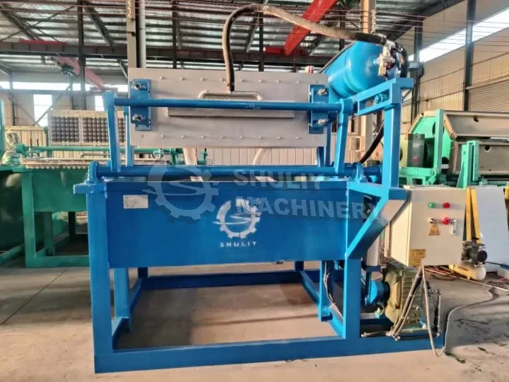 Export SL-3*1 manual egg tray making machine to Cameroon