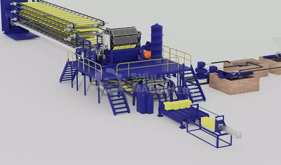 Egg tray making machine plant