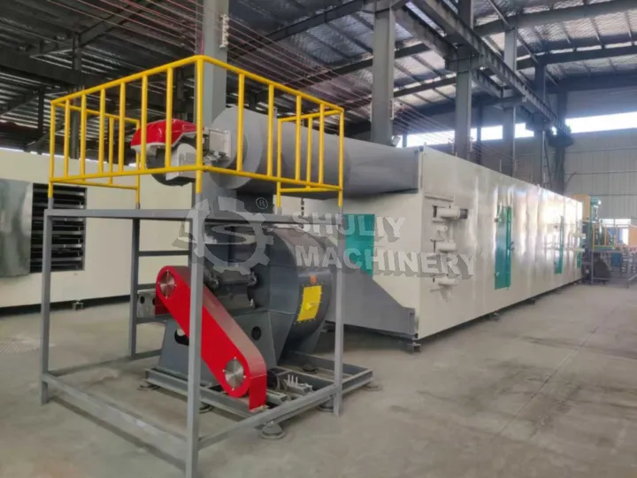 Pode o Moldeador de Pequenas Bandejas de Ovos Ser Equipado com Secagem de Metal? 2 Máquina secadora de bandejas de ovos para bandeja de papel