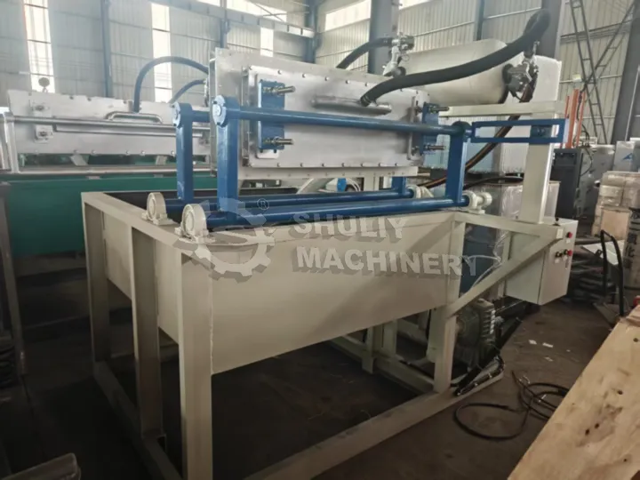 Small egg tray machine with 1000pcs per hour