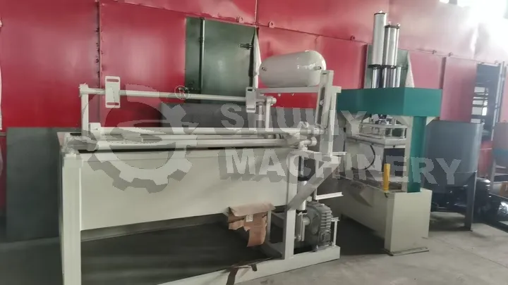 Egg crate tray making machine with 1500pcs per hour