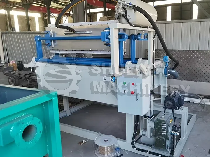 Shuliy 1500pcs/h egg tray making machine in Sri Lanka for self-made paper trays