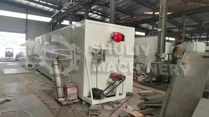 Trolley dryer for paper trays